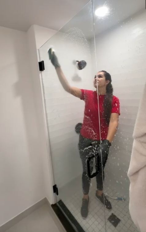 Professional cleaner reducing humidity in a Tampa Bay home - St. Petersburg mold prevention cleaning